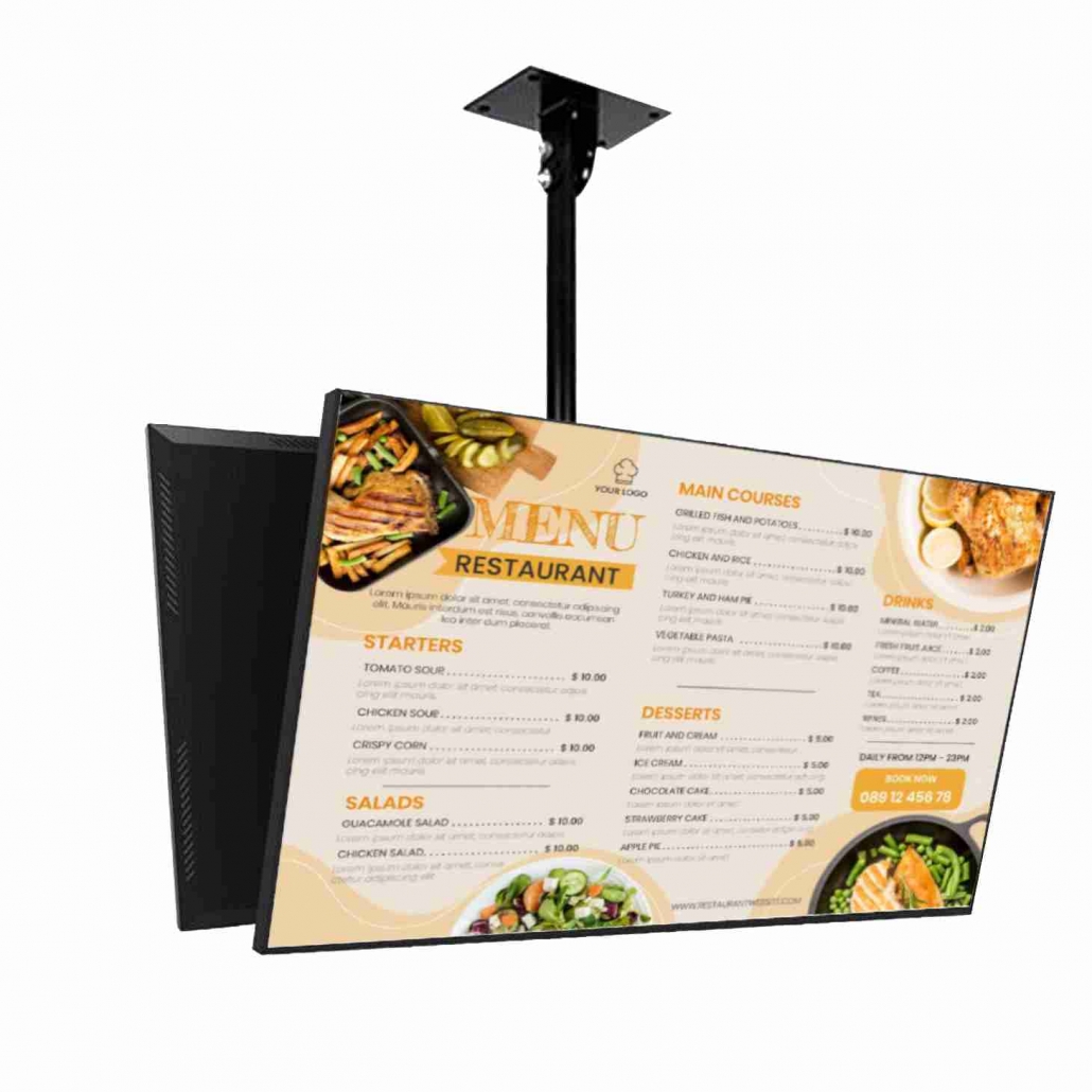 32inch Indoor Restaurant Digital Menu Board FSHD320-E - Fengshi