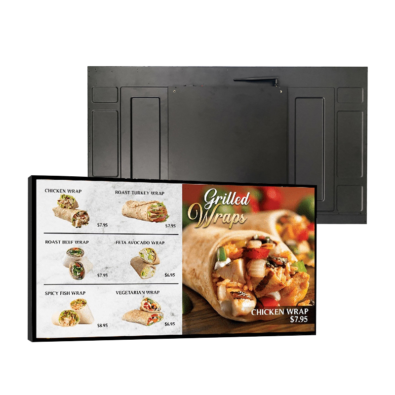 Hand Writen Menu Display Machine 49inch Restaurant Hanging Digital Menu Board Displayer LCD Screen - Fengshi